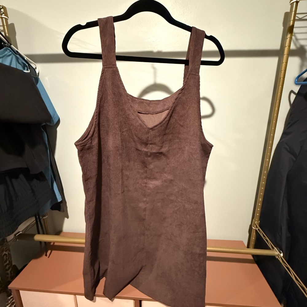 Brown Sleeveless Top